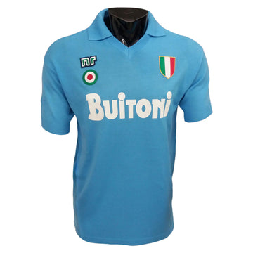1987-88 NAPOLI 10 MARADONA -HOME JERSEY - NR (LIMITED EDITION) BUITONI
